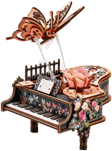 Butterfly Piano Music Box